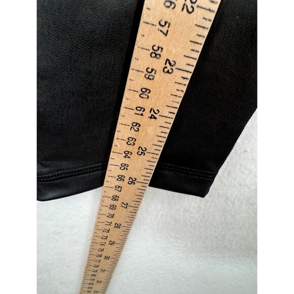 90 Degree by Reflex faux leather Legging black 90s athleisure sz XL‎ - Picture 6 of 7